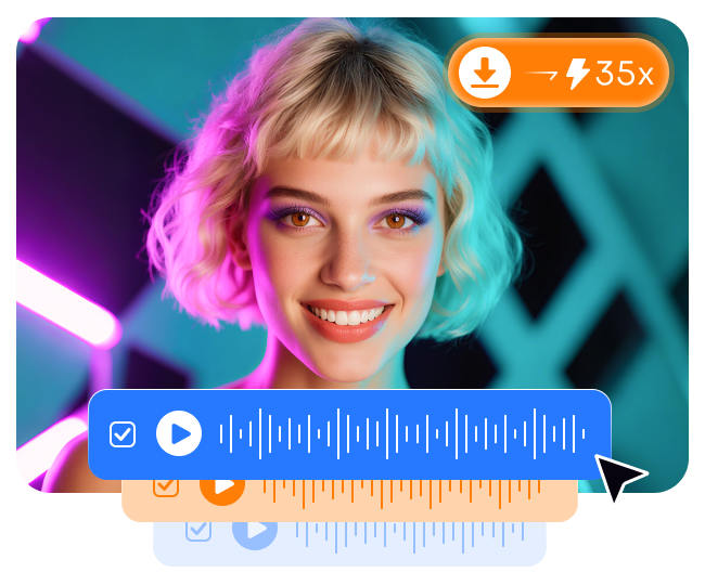 Musik im Batch downloaden mit 35× schnellerer Geschwindigkeit