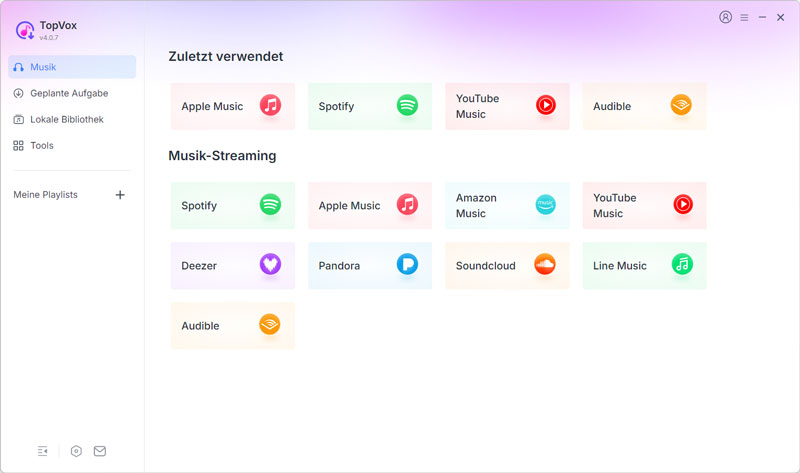 Apple Music auswählen