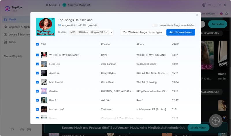 Amazon Music konvertieren