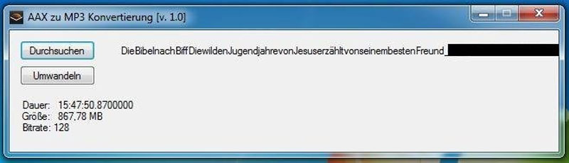 Free AAX to MP3 Converter