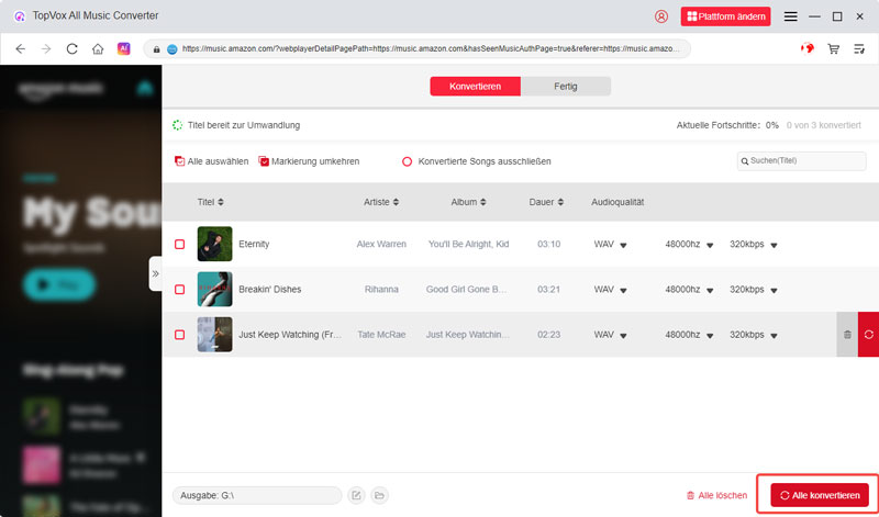 Amazon Music konvertieren