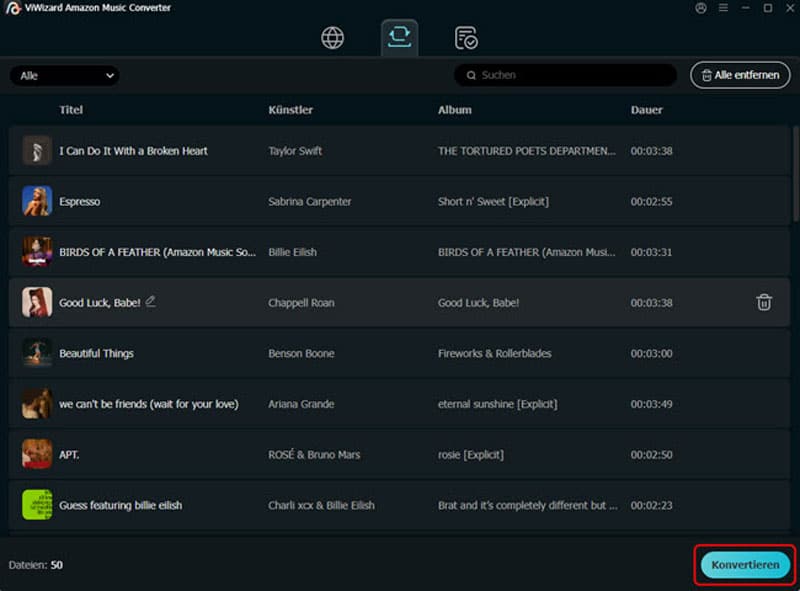 Amazon Music umwandeln mit ViWizard
