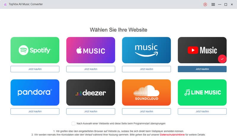  Apple Music wählen