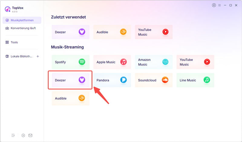 TopVox All Music Converter starten