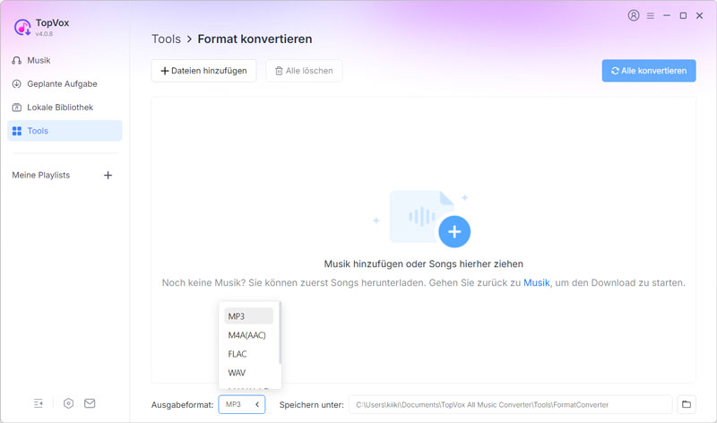 M4P-Dateien hinzufügen