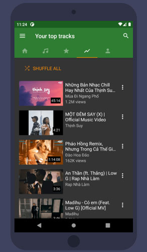 Ymusic Starten