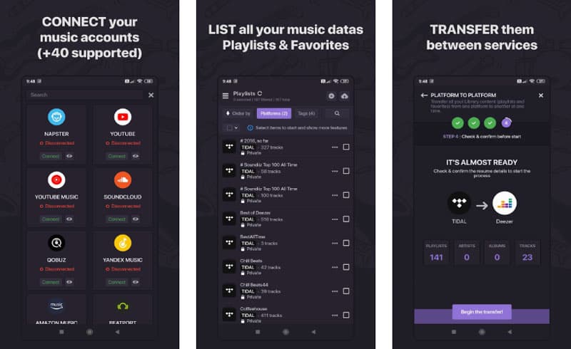 Übertragung starten