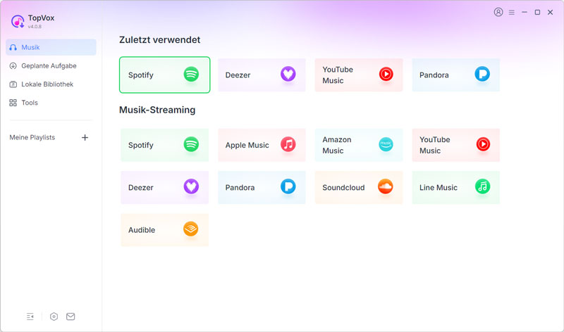 Spotify wählen