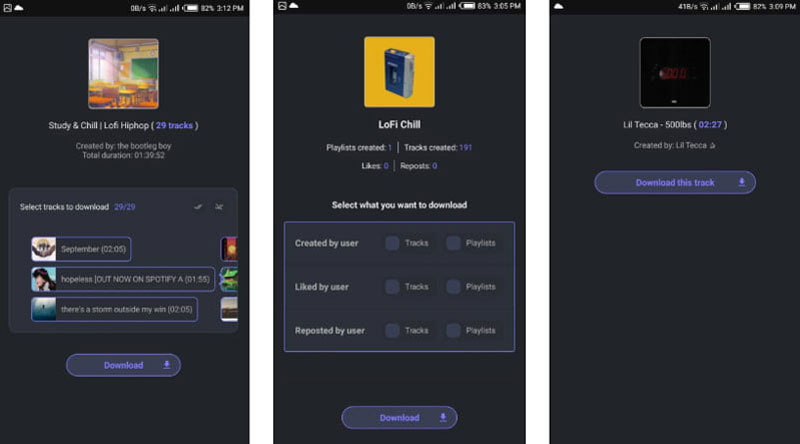 SoundCloud auf Android offline hören 