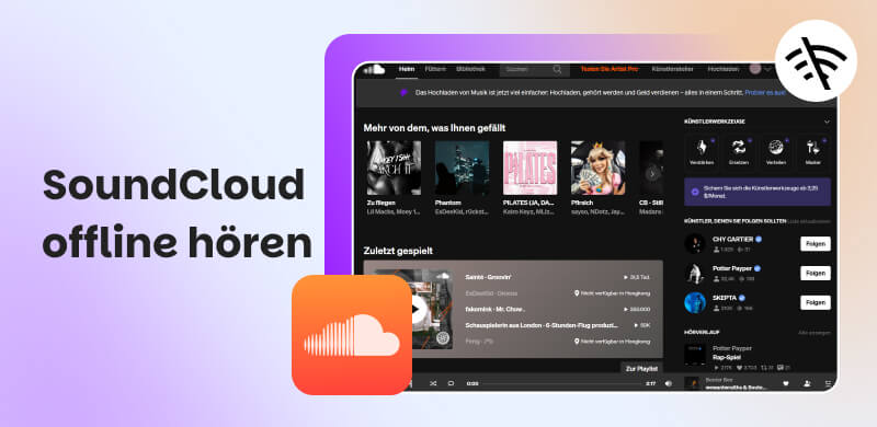 SoundCloud offline hören