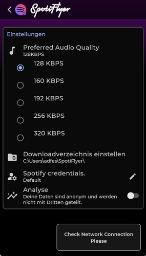 Einstellungen anpassen