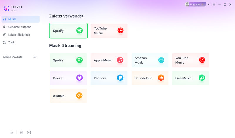 Spotify auswählen