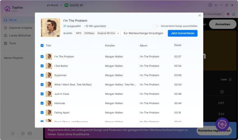 Spotify Musik für Alexa konvertieren