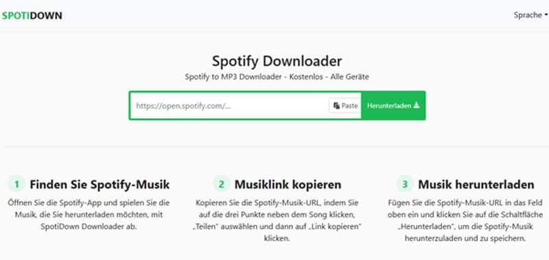 Spotidown Online Spotify Downloader