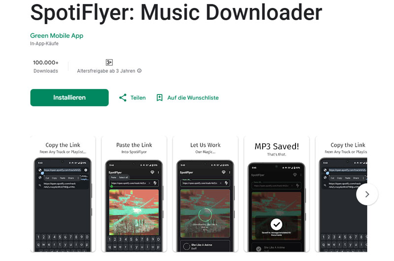 SpotiFlyer für Android