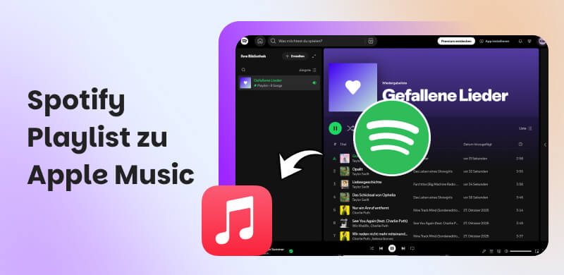 Spotify Playlist zu Apple Music übertragen