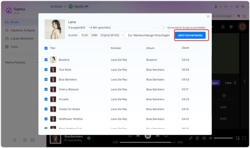 Spotify in FLAC verlustfrei umwandeln