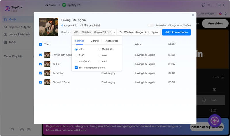 Spotify Musik downloaden