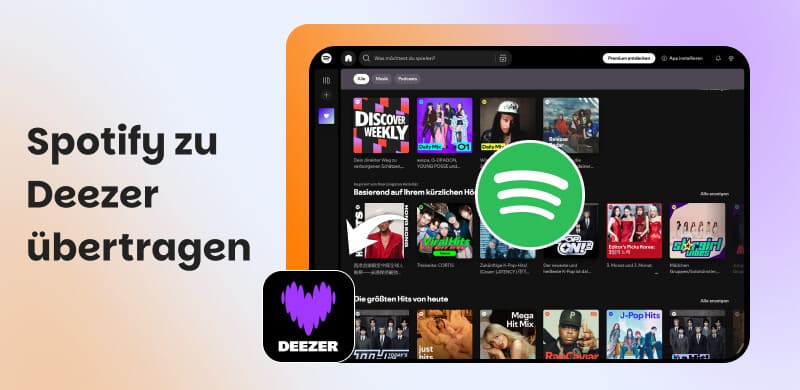 Spotify zu Deezer übertragen
