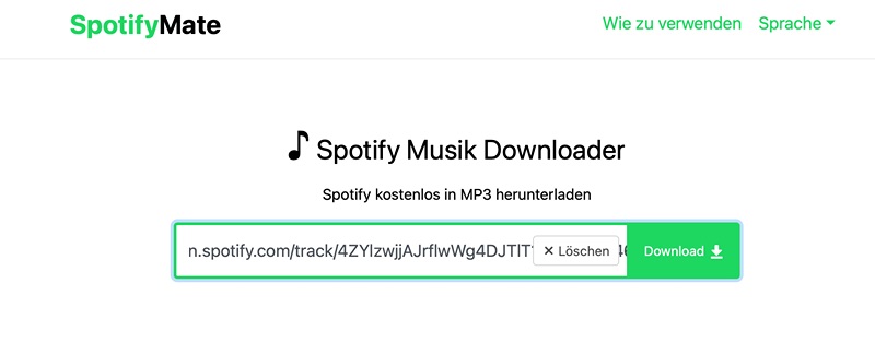 Spoyify-Link einfügen