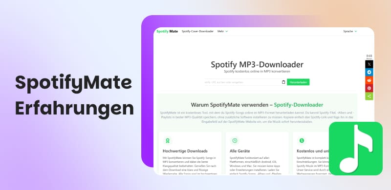 SpotifyMate Erfahrungen