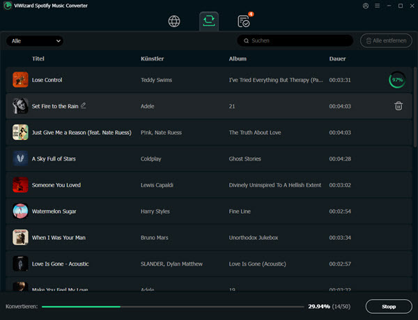 Spotify-Music konvertieren