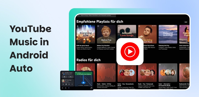 YouTube Music in Android Auto hören