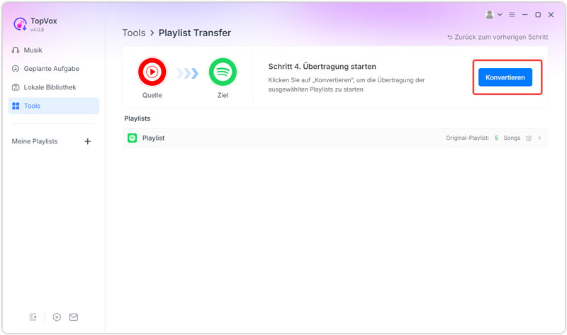 YouTube-Playlists mit Spotify synchronisieren